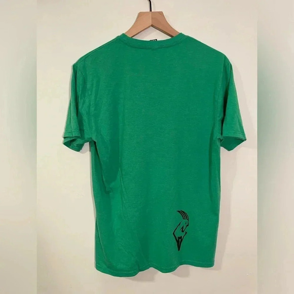 Schlarbing The Gnar! Green GraphicT-Shirt Medium Ski & Bike Local Artist Collab - Picture 2 of 7